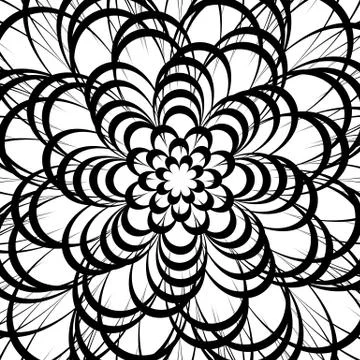Artistic geometric pattern, texture with random lines. Monochrome abstract ba 스톡 일러스트