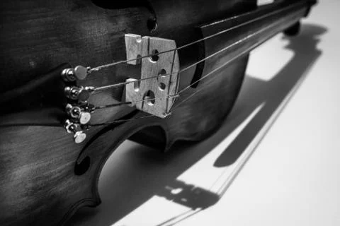 Artistic image of violin Stock Photos