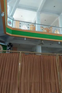 The artistic interior of the mosque Stock Photos