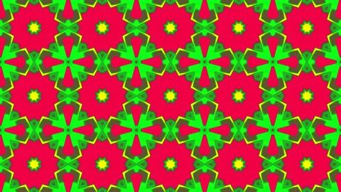 Artistic kaleidoscopic color pattern Stock Illustration