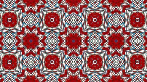 Artistic kaleidoscopic color pattern Stock Illustration