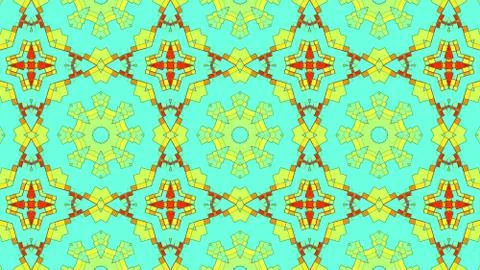 Artistic kaleidoscopic color pattern Stock Illustration