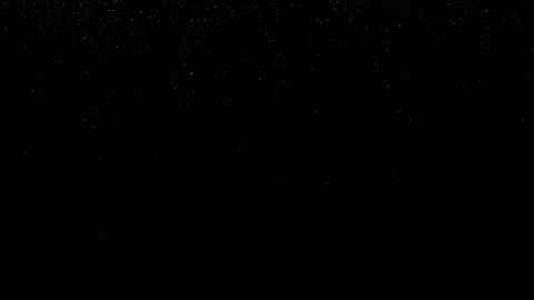 Artistic loop falling glitter particles on black background Stock Footage 324525785