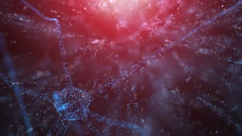 Artistic neuron in digital cyberspace 動画素材 130883765