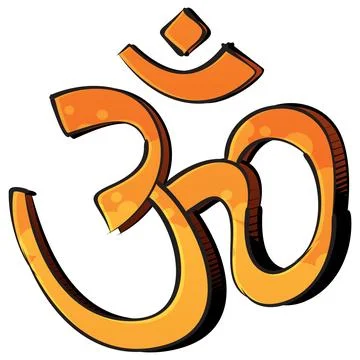 Artistic om symbol Stock Illustration