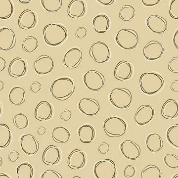 Artistic ornamental seamless ditsy pattern design of abstract background Illustrazione stock