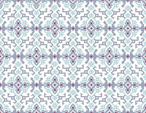 Artistic ornate orient seamless pattern. Arabic line ornament Stock Illustration
