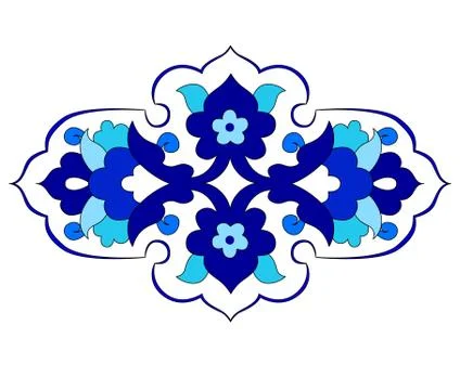 Artistic ottoman pattern series eighty Stock Illustration