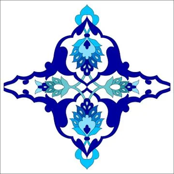 Artistic ottoman pattern series eighty one Stock Illustration