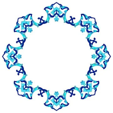 Artistic ottoman pattern series eighty eight Stock Illustration