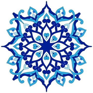 Artistic ottoman pattern series eighty six Stock Illustration