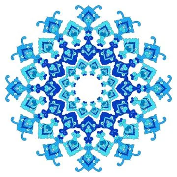 Artistic ottoman pattern series eighty five Illustrazione stock