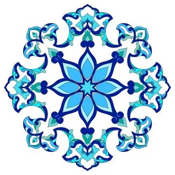 Artistic ottoman pattern series eighty four Illustrazione stock