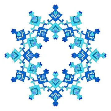 Artistic ottoman pattern series eighty three Stock Illustration