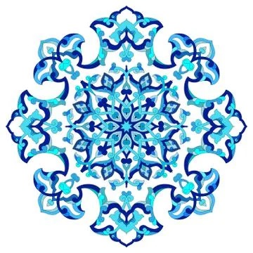 Artistic ottoman pattern series eighty seven Stock Illustration