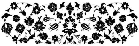 Artistic ottoman pattern series fourty one Stock Illustration