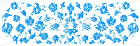 Artistic ottoman pattern series fourty five Ilustração Stock