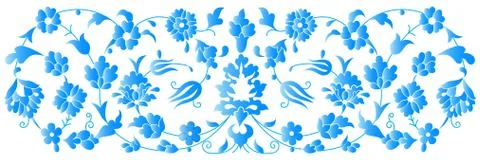 Artistic ottoman pattern series fourty five Stock Illustration