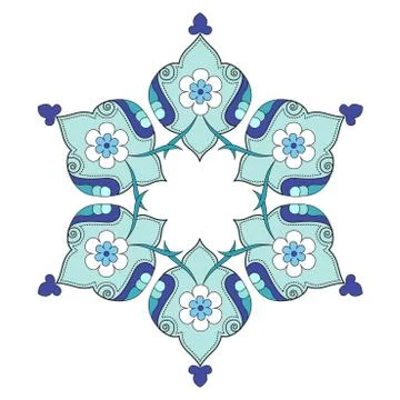 Artistic ottoman pattern series nine Illustrazione stock