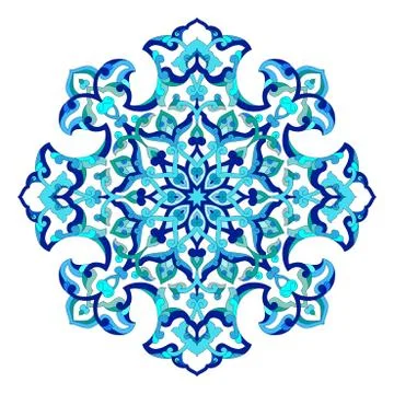 Artistic ottoman pattern series ninety two Stock Illustration