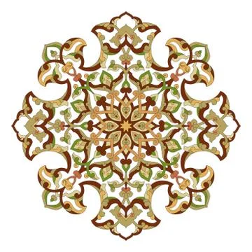 Artistic ottoman pattern series ninety three Stock Illustration