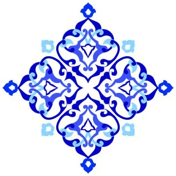 Artistic ottoman pattern series ninety seven Stock-Illustration