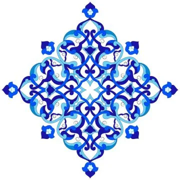 Artistic ottoman pattern series ninety nine Stock Illustration