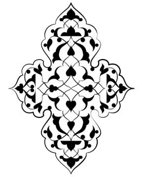 Artistic ottoman pattern series seventy three Stock Illustration