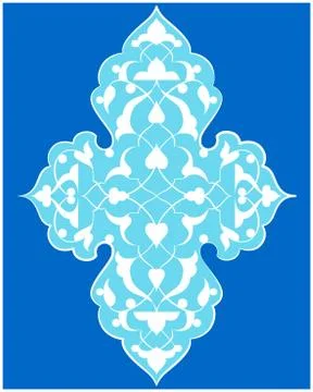 Artistic ottoman pattern series seventy four Stock-Illustration