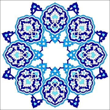 Artistic ottoman pattern series seventy nine Stock Illustration