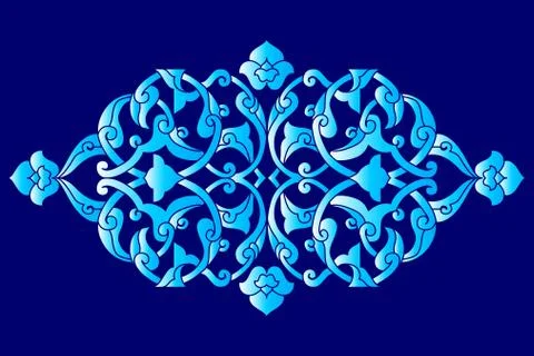 Artistic ottoman pattern series sixty one Stock Illustration