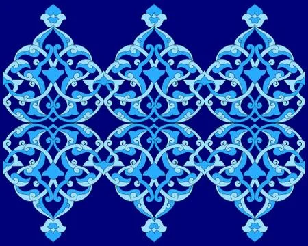 Artistic ottoman pattern series sixty Stock Illustration
