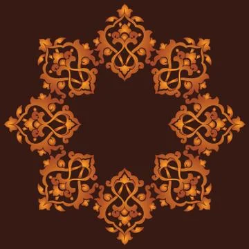Artistic ottoman pattern series sixty three Stock Illustration