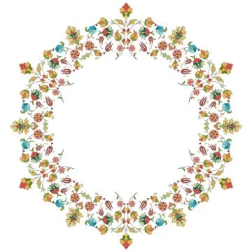 Artistic ottoman pattern series thirty Illustrazione stock