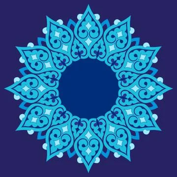 Artistic ottoman pattern series thirty seven Stock Illustration