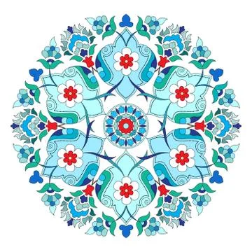 Artistic ottoman pattern series twelve Stock-Illustration