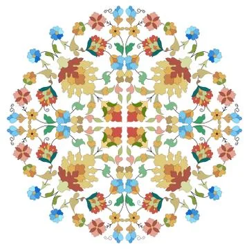 Artistic ottoman pattern series twenty nine Stock Illustration