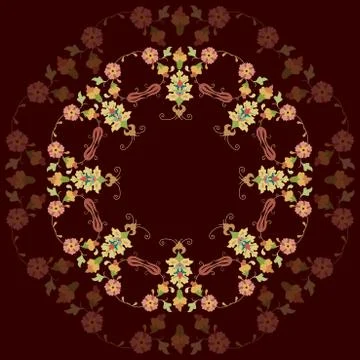 Artistic ottoman pattern series twenty three Stock Illustration