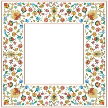 Artistic ottoman pattern series twenty six Stock Illustration
