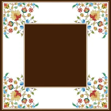 Artistic ottoman pattern series twenty eight Stock Illustration