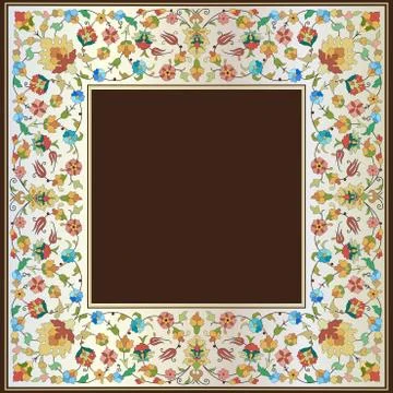 Artistic ottoman pattern series twenty seven Stock Illustration