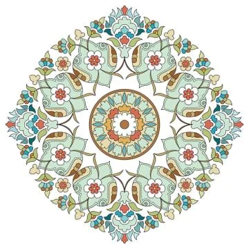 Artistic ottoman pattern series two Stock Illustration