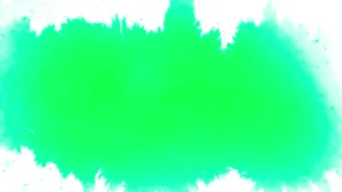 Artistic paint flow video transition Watercolor Ink Spread Green Screen Stock Footage 332287334