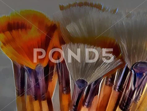 Artistic painting brush display illustration Stock Illustration