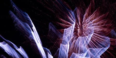 Artistic Pattern and Texture Combined with Golden Elements Illustrazione stock