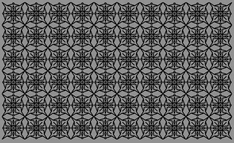 Artistic Pattern Design on Grey Background. Vintage Indian Mandala Design. Ba Illustrazione stock