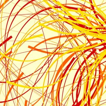 Artistic pattern with random, chaotic curved lines, distorted asymmetric shap 스톡 일러스트