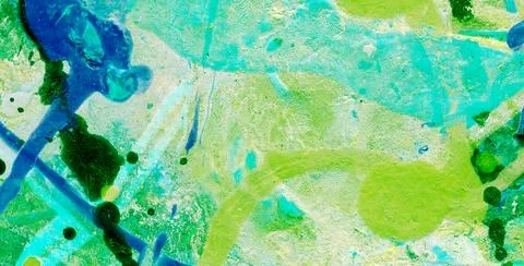 Artistic Patterns Featuring Grunge Textures and Liquid Colors Stock Illustration