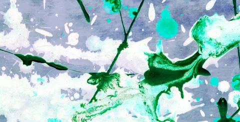 Artistic Patterns Featuring Grunge Textures and Liquid Colors Stock Illustration