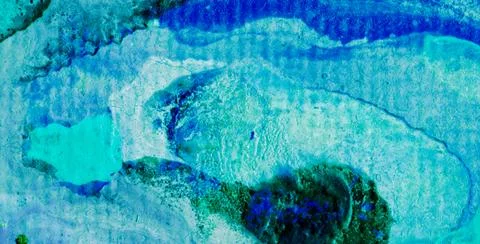 Artistic Patterns Featuring Grunge Textures and Liquid Colors Stock Illustration